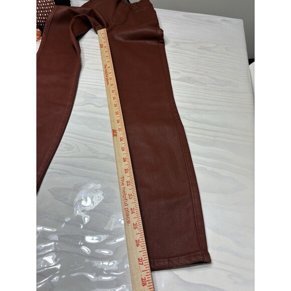 PAIGE Hoxton Coated High Waist Ankle Skinny Jeans NWT Size 23 - Picture 8 of 12